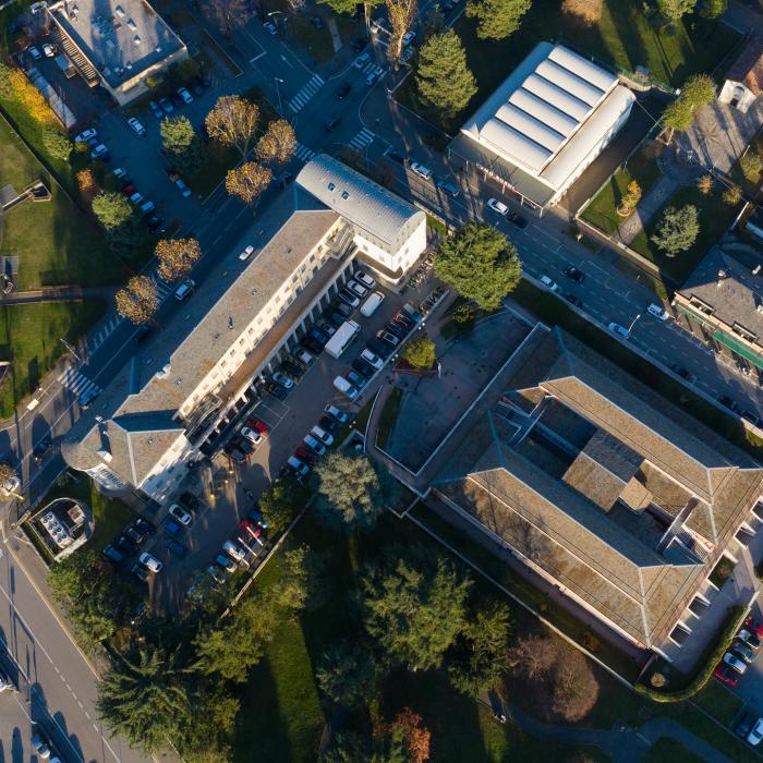 Campus di Ingegneria UniBg visto dall'alto